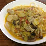 昼麺に残りもん処理の「スープスパゲティ」