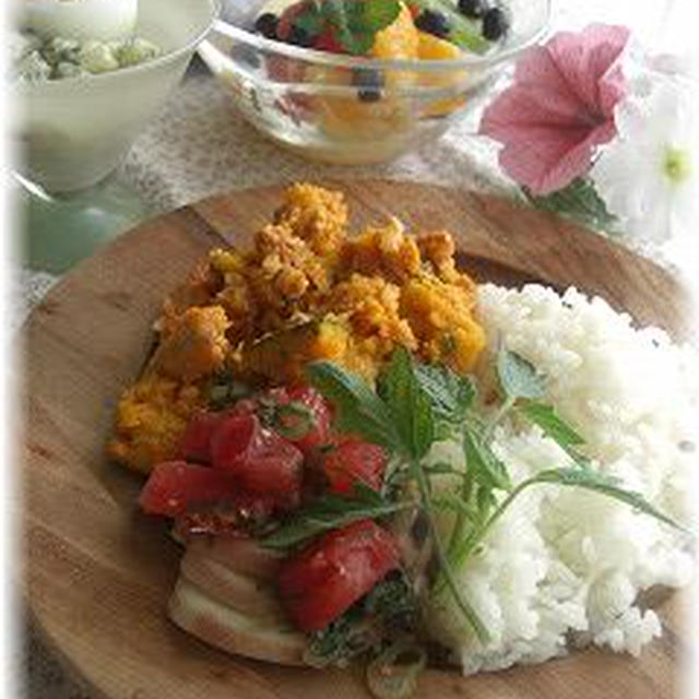 楽チン☆カレー献立。　と　吉祥寺デート。