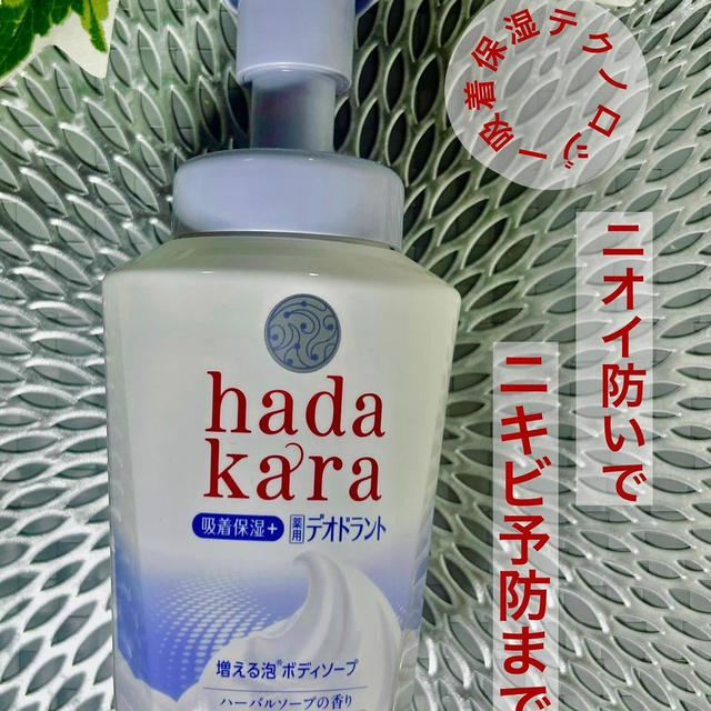 hadakara 泡で出てくる薬用デオドラントボディソープ  ニオイ・ニキビケアできる