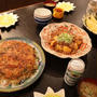 ランチはフライパンでパニーニ風！！ パンの生地に箸で跡をつけて焼いたらパニーニのような形に...