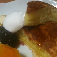 モニター*キチントさんホイル*でホットケーキ