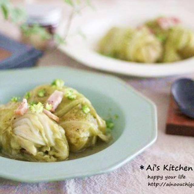 野菜たっぷり＊ちょい足しで風味アップ！大満足のロールキャベツ＊