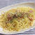 サフラン風味のチーズパスタ