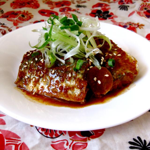 さばのコチュジャン煮。