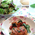 チキンステーキ野菜とトマトのイタリアン風