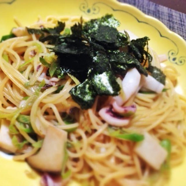 風邪に効果あり？ネギたっぷりパスタ