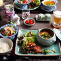 タイ料理の晩ごはん♪ガイヤーン・トムヤムクン・ヤムウンセン