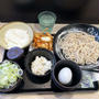 月見芋ミニ丼セット・もりそばを啜る（番外編）〜ゆで太郎〜