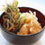 ★　しらすかき揚げ鶏天丼