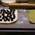 抹茶のうず巻きパンと人参のポタージュ
