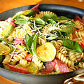 Italian Salami & Roasted Zucchini + Fresh Basil Pasta