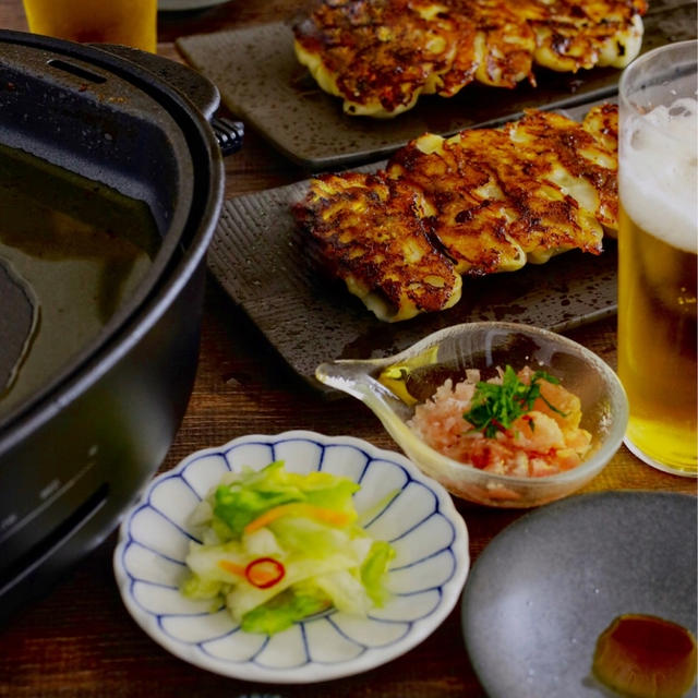 絶品餃子で乾杯