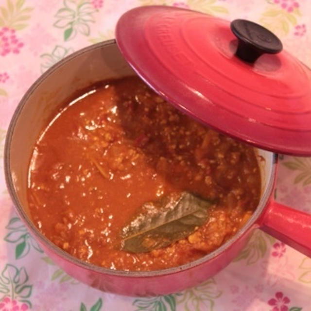 塩麹と茅乃舎野菜出汁でカレー作ったよ　ネイル