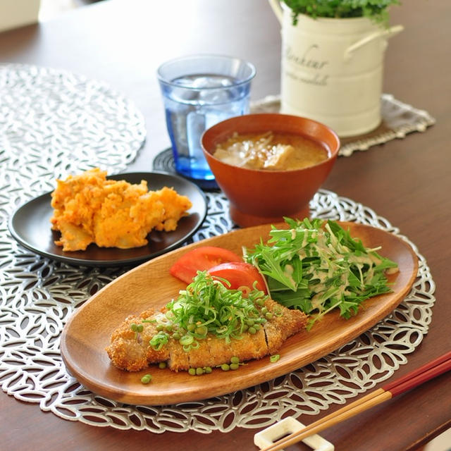 妻の出ている料理番組を観たオットの感想と昨日の晩ごはんはトンカツ！