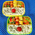 メインのオカズどこー？(笑)母とムスコのラブラブおソロ弁当 by からあげビールさん