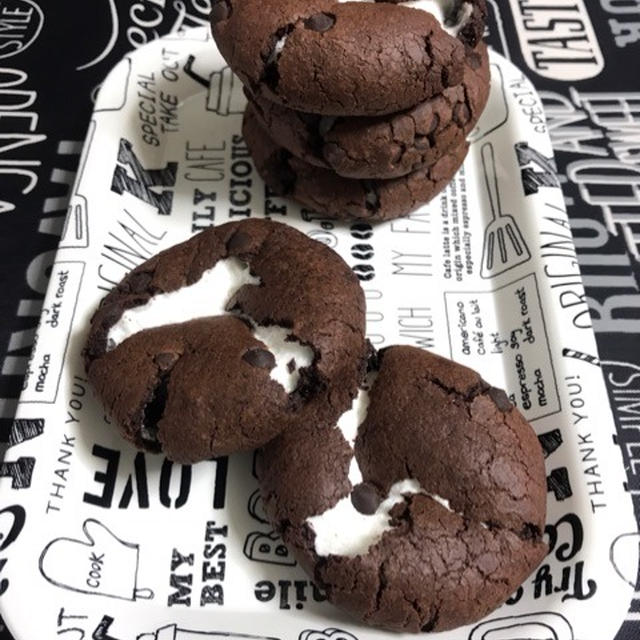 マシュマロまるごと♡チョコクッキー by 小豆ん子さん | レシピブログ