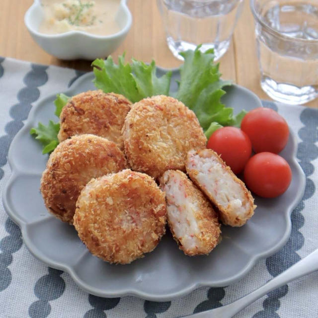 はんぺんとカニカマで絶品【海老カツ】