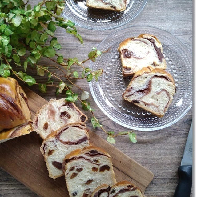 レーズンと餡子の折り込みミニ食パン☆そんなに泣かんでも…とヨレヨレ服の謎が解けた！