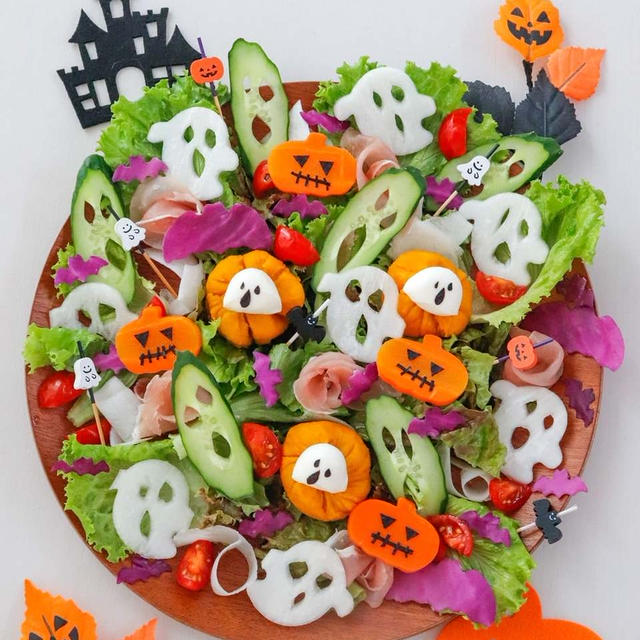 一番かんたんハロウィンサラダ