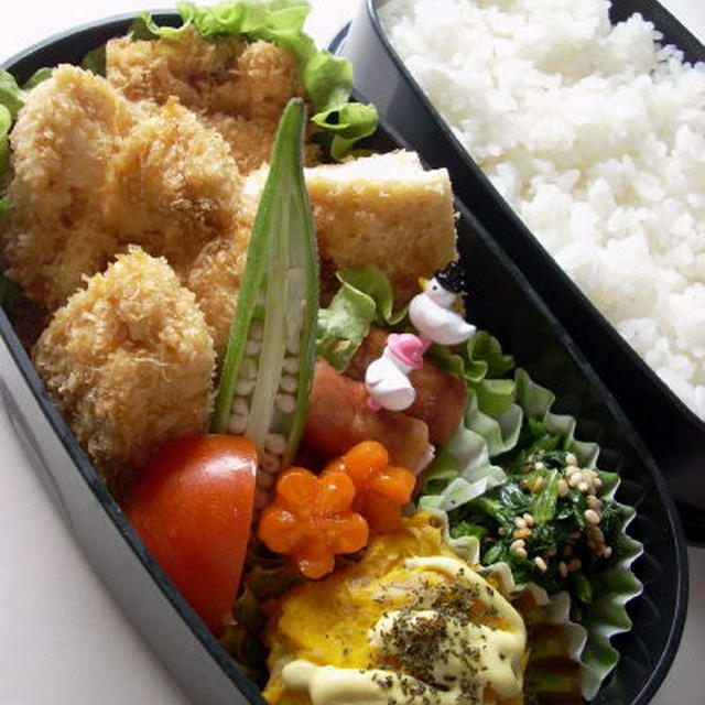 ささみのわさびマヨネーズカツのお弁当