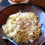 らくレシピ☆別ゆでなし！ひき肉とキャベツのスパゲッティ