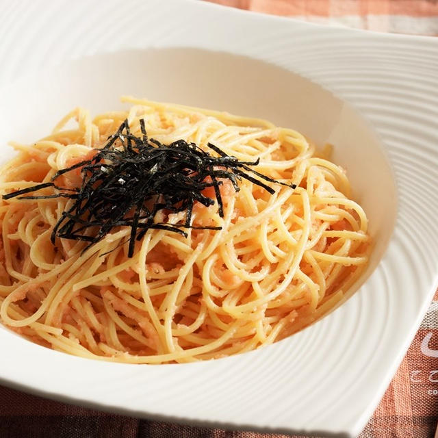 【日本酒に合うおつまみ】たらこバタースパゲティのレシピ・作り方
