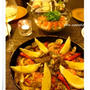 【Casual Spanish Dinner～海鮮パエリア、三種のタパス、二種のパテ他】