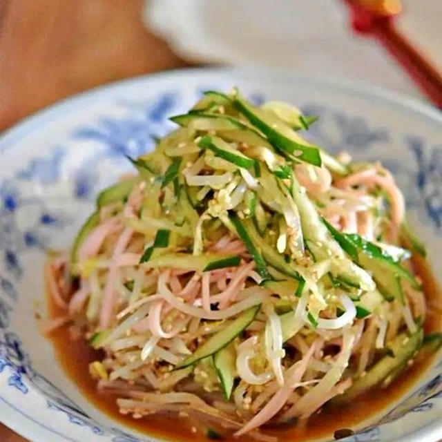 常備食材で節約も！材料3品で作る「もやし＆ハム」副菜