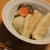 お汁がじゅんわり。高野豆腐のえび挟み煮