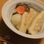 お汁がじゅんわり。高野豆腐のえび挟み煮