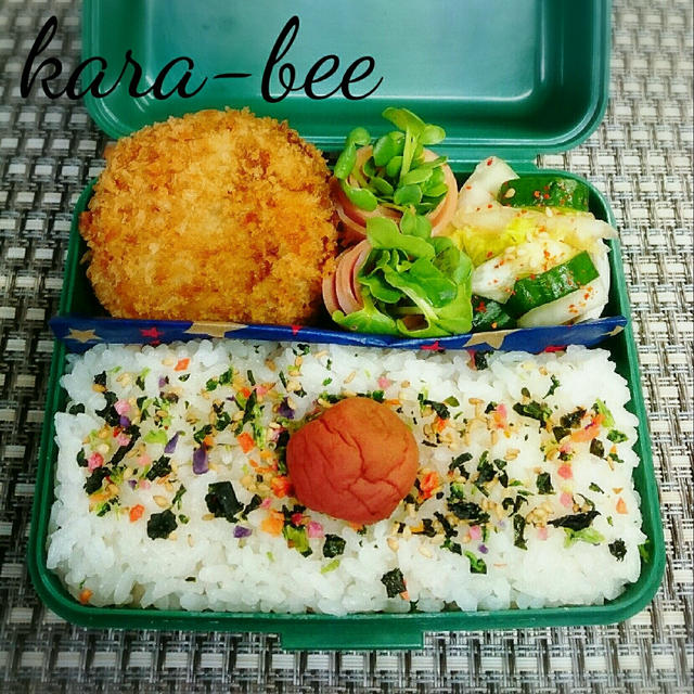 食いしん坊からちゃんのめっちゃ久々な手作りコロッケ弁当