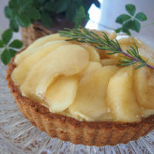 マクロビ りんごの豆乳カスタードタルト By ジャスミンさん レシピブログ 料理ブログのレシピ満載