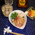 夏野菜／胡瓜と新生姜の刺し丼 by filleさん