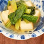 小松菜と厚揚げの煮物