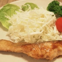フルブラでサーモンの照り焼き
