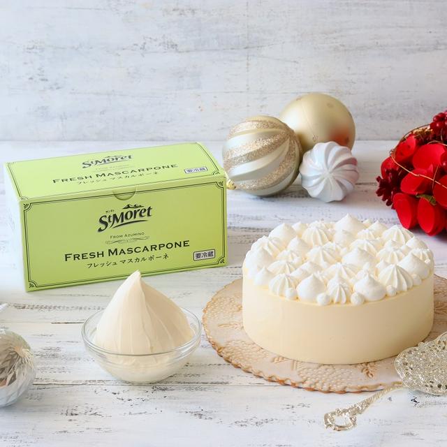 フレッシュマスカルポーネでレアチーズケーキ