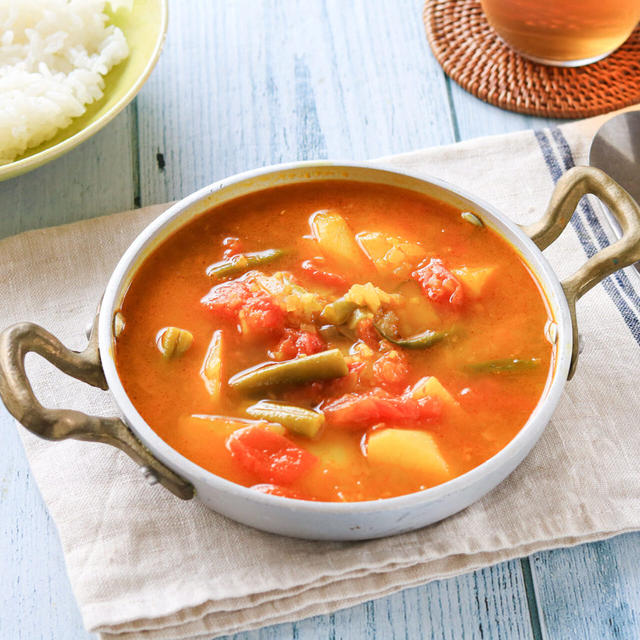 『いんげんとじゃがいものカレー』のレシピ