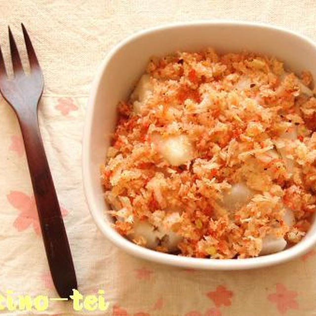 里芋と桜エビの中華風パン粉焼き♪♪