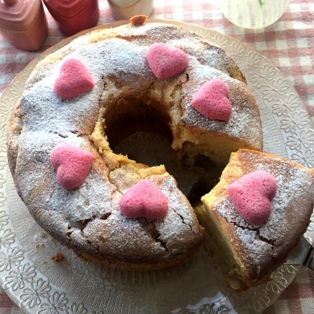 余ったおせちで～栗きんとんシフォンケーキ