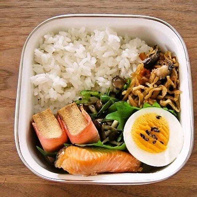 高野豆腐のハム巻弁当