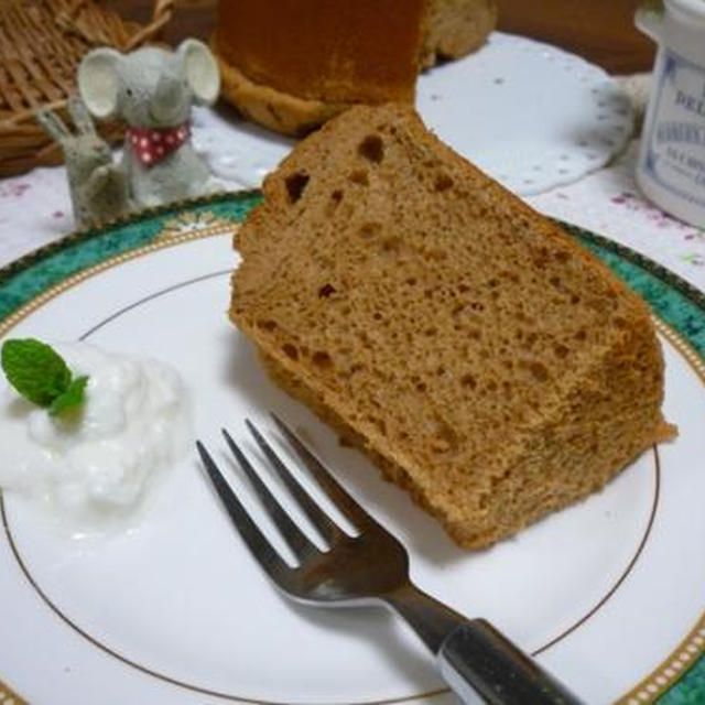 桜シフォンケーキ作りました！