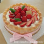 いちごのシャルロットケーキ
