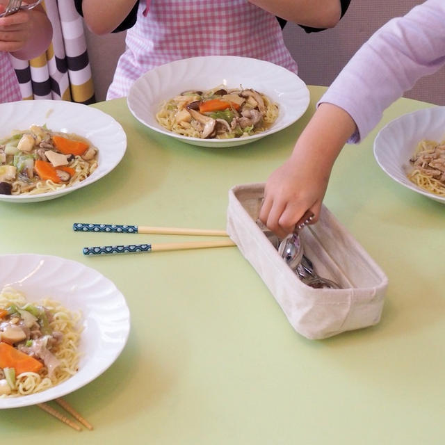 「餡かけ焼きそば」レッスン＆子供が料理する際のポイント♪