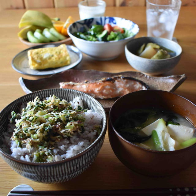 暑いから特別に作って持たせたよ