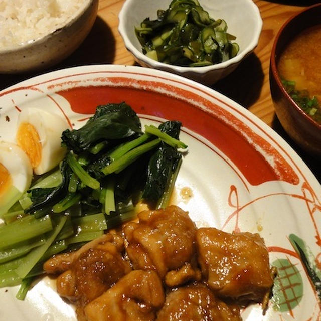 鶏のさっぱり照り煮　〜夏バテ解消レシピ♪