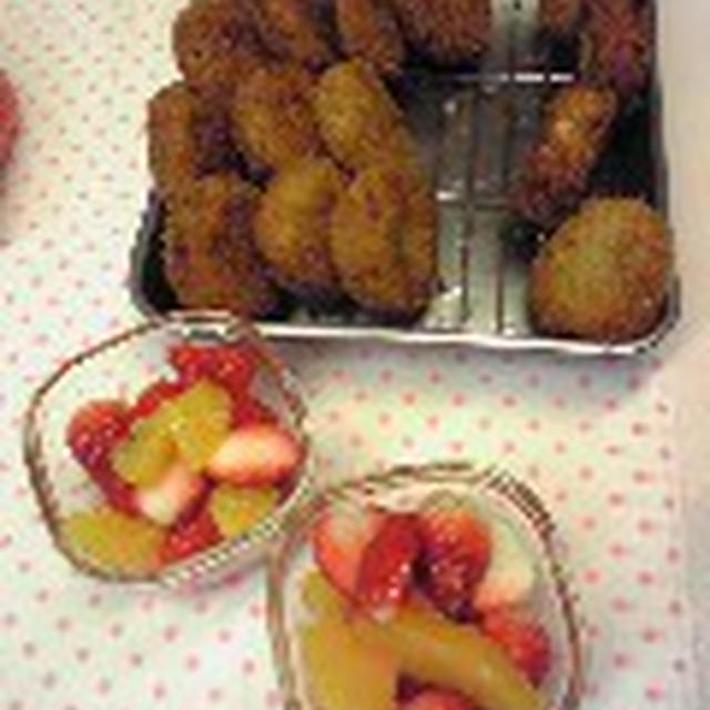 今月の子どもの教室の試作品→うちの夕食です