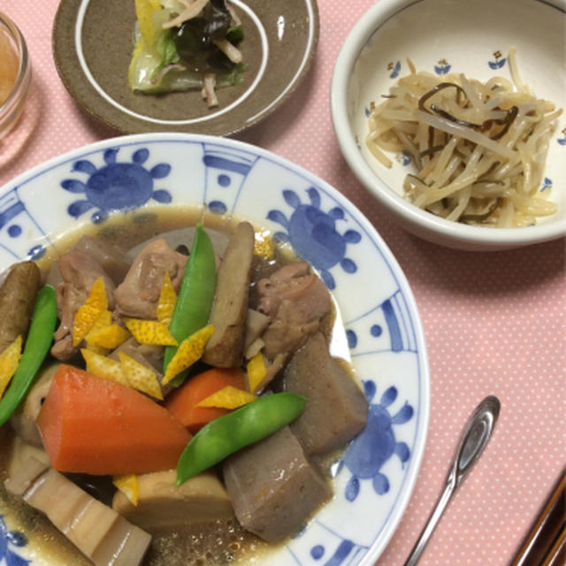 1月第2週、根菜を食べる筑前煮