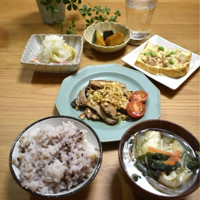 自主練。今日も脳活献立。