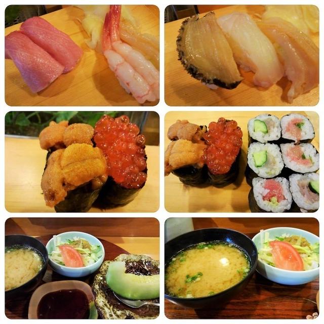 ■グルメランチ【松泉さんの特上寿司／香林さんの冷やし中華】