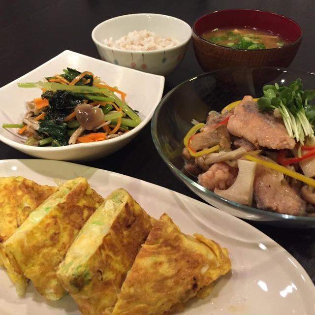 【昨日の晩ごはん☆鮭のエスカベッシュ】